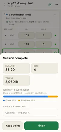 Finish summary — REPutation